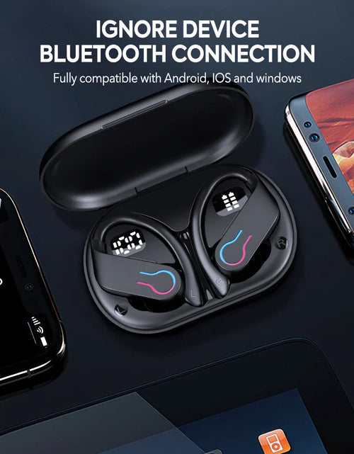 Load image into Gallery viewer, Mpow Q63 Bluetooth 5.3 Earphones Sports Headset Wireless In-Ear 200H Standby Time IPX7 Waterproof HiFi Stereo Gaming Earbuds

