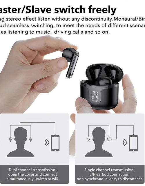 Load image into Gallery viewer, Mpow S47 True Wireless Bluetooth V5.3 Earphones with 35H Playback TWS Waterproof Earbuds for iPhone Huawei Xiaomi All Smartphone
