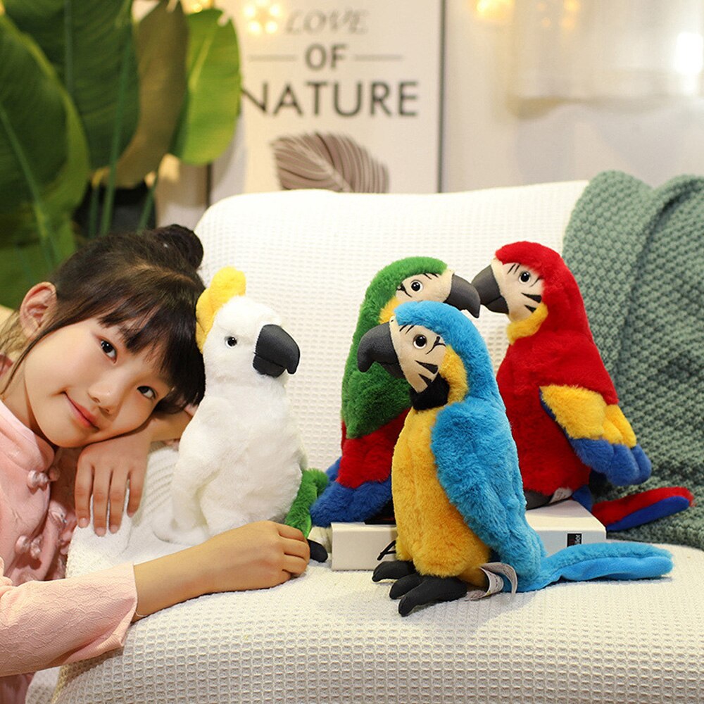 Macaw Parrot Cartoon Plushies (5 Colors) by Subtle Asian Treats
