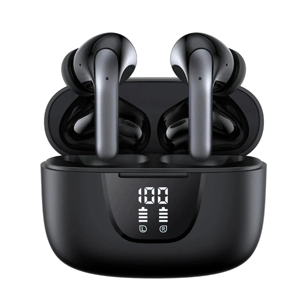 Mpow S42A Wireless Headphones Active Noise Cancelling 5.3 Bluetooth Earphones 30H Playback In-Ear ANC TWS Earbuds for Smartphone