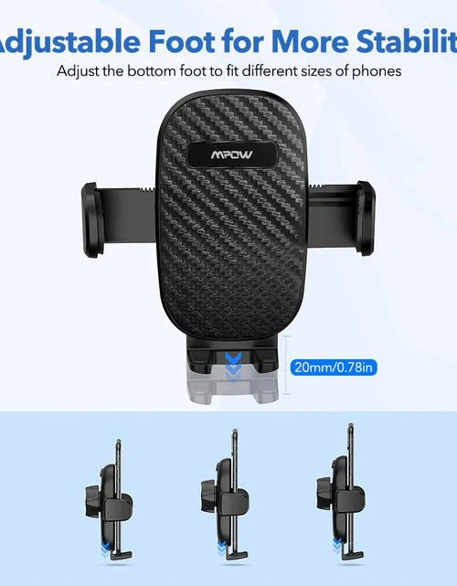 Load image into Gallery viewer, Mpow CA158 Universal Car Phone Mount Windshield Dashboard Car Phone Holder with Long Gooseneck for iPhone 14 15 Plus Max Samsung
