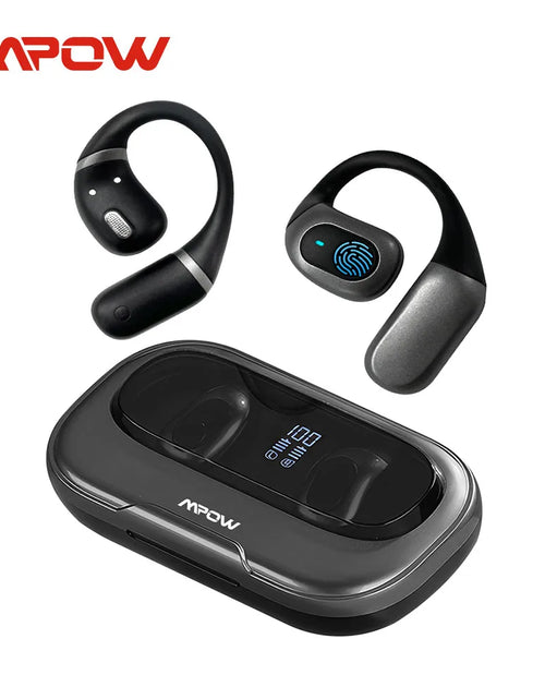 Load image into Gallery viewer, Mpow J13 True Wireless Sports Earphones,Bluetooth 5.3 OWS Open Ear Headsets with Earhooks 25 Hrs Playtime &amp; ENC Noise Reduction
