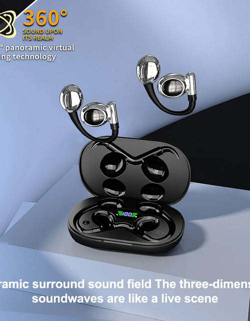 Load image into Gallery viewer, Mpow YYK-880 Open Ear Headphones Bluetooth 5.3 Wireless Earbuds with Earhooks for Office Work/Leisure/Sports,Up to 60H Playtime
