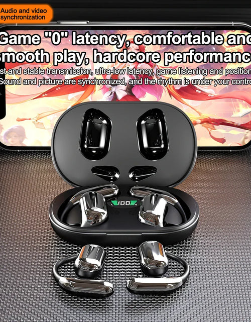 Load image into Gallery viewer, Mpow Q16 True Wireless Earphones, OWS Open Ear Earphones with Earhooks, Bluetooth 5.3, Up to 80H Playtime with Case for Cycling
