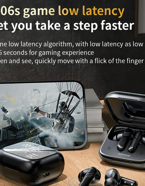 Load image into Gallery viewer, Mpow LX-10 Touch Screen Bluetooth 5.4 Earphones ANC Active Noise Cancelling Headphones In-ear Stem Touch Bluetooth Headphones
