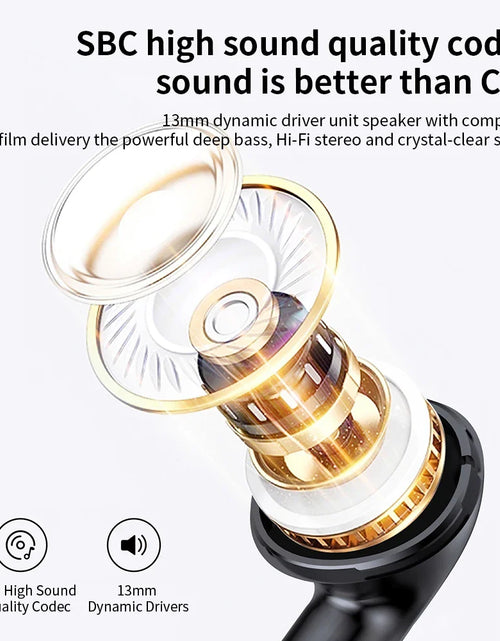 Load image into Gallery viewer, Mpow S65 True Wireless Earbuds - Bluetooth 5.3 Headphones with 30H Playback SBC Low-Latency Gaming Mode in-Ear Earbuds for Phone
