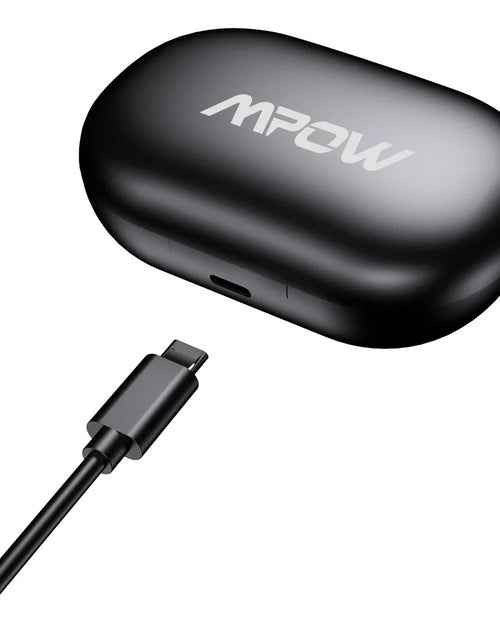 Load image into Gallery viewer, Mpow Q63 Bluetooth 5.3 Wireless Earbuds with Mic IPX7 Waterproof 200H Earphones with Hooks for Sports Running Workout Gym
