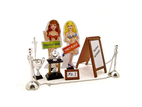 Load image into Gallery viewer, Car Show Trophy Set For 1/24 Scale Model Cars by Kinsfun
