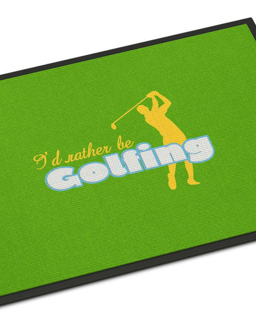 Load image into Gallery viewer, I'd rather be Golfing Man on Green Indoor or Outdoor Mat 18x27 SB3092MAT by Caroline's Treasures
