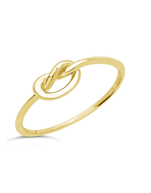 Load image into Gallery viewer, Sterling Silver Love Knot Ring by Sterling Forever
