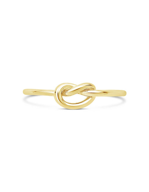 Load image into Gallery viewer, Sterling Silver Love Knot Ring by Sterling Forever
