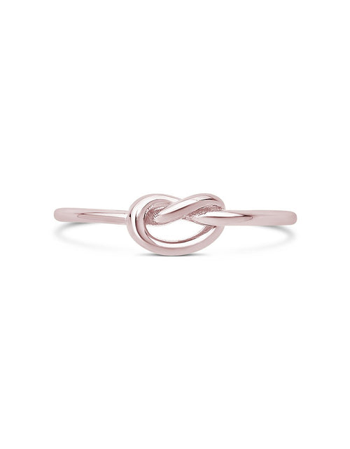 Load image into Gallery viewer, Sterling Silver Love Knot Ring by Sterling Forever
