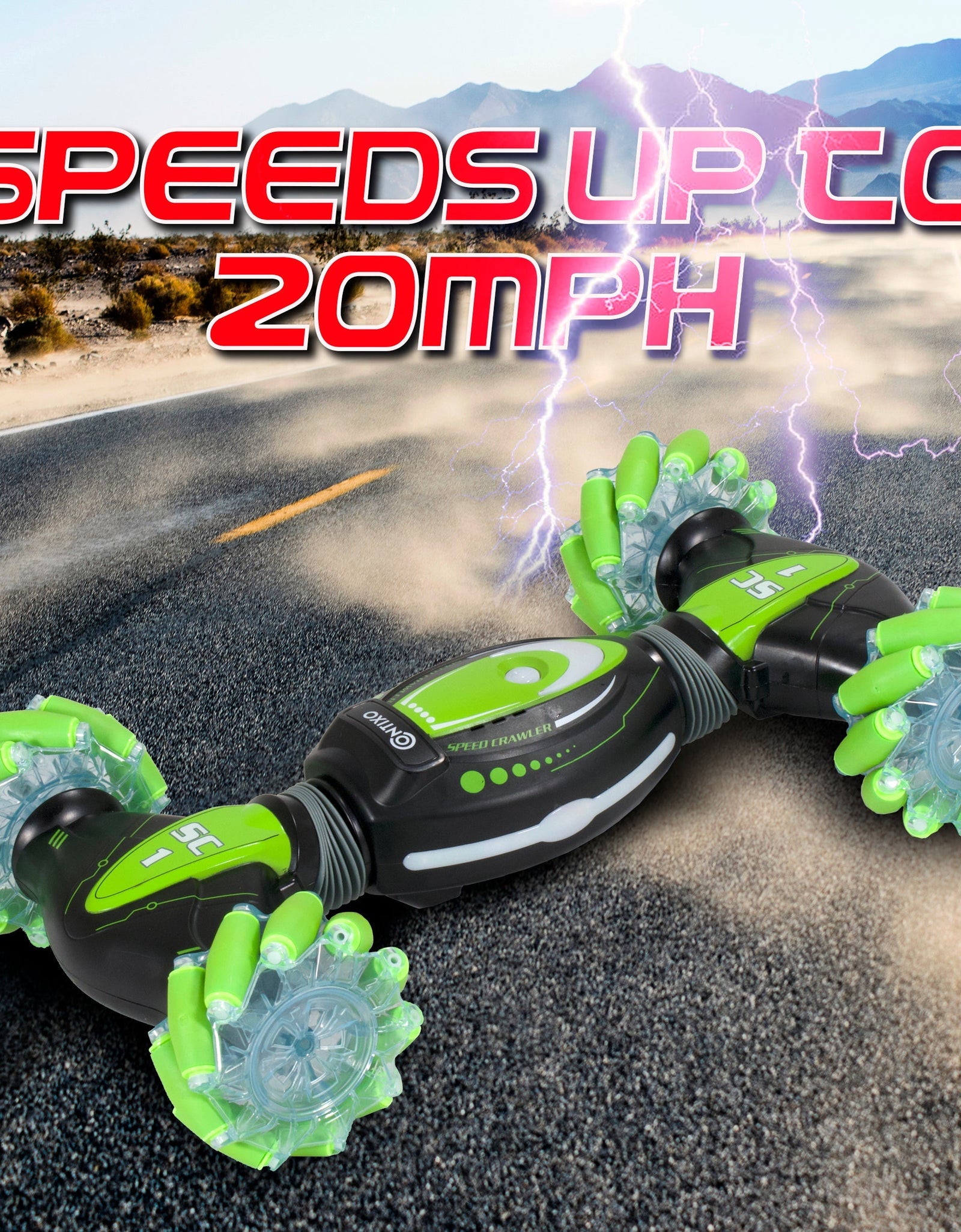 Contixo SC1 All Terrain Speed Crawler RC Stunt Car by Contixo