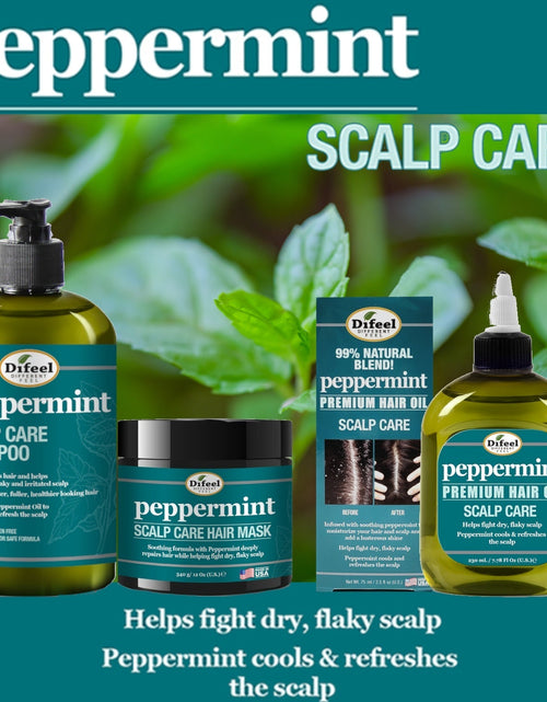 Load image into Gallery viewer, Difeel Peppermint Hot Oil Treatment 7.1 oz. - Deluxe 2-PC Gift Set by difeel - find your natural beauty
