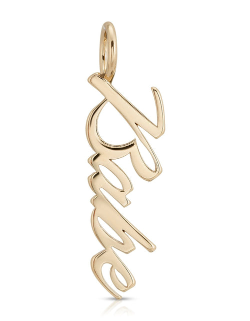 Load image into Gallery viewer, SCRIPT PENDANT BABE by eklexic jewelry

