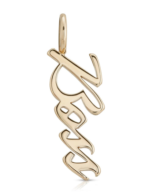 Load image into Gallery viewer, SCRIPT PENDANT BOSS by eklexic jewelry
