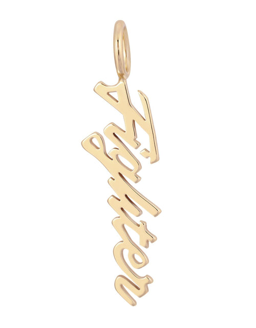 Load image into Gallery viewer, SCRIPT PENDANT FIGHTER by eklexic jewelry
