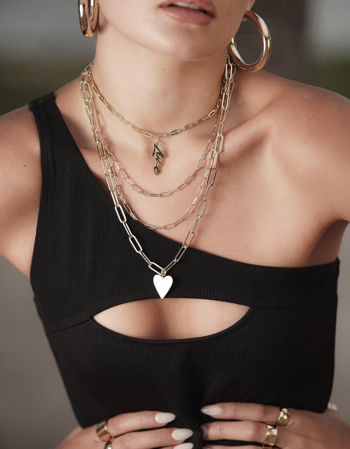 Load image into Gallery viewer, SCRIPT PENDANT LOVE by eklexic jewelry
