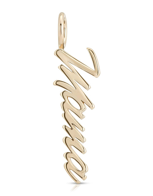 Load image into Gallery viewer, SCRIPT PENDANT MAMA by eklexic jewelry
