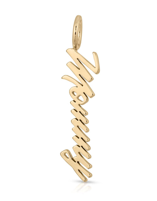 Load image into Gallery viewer, SCRIPT PENDANT MOMMY by eklexic jewelry
