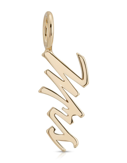 Load image into Gallery viewer, SCRIPT PENDANT MRS by eklexic jewelry
