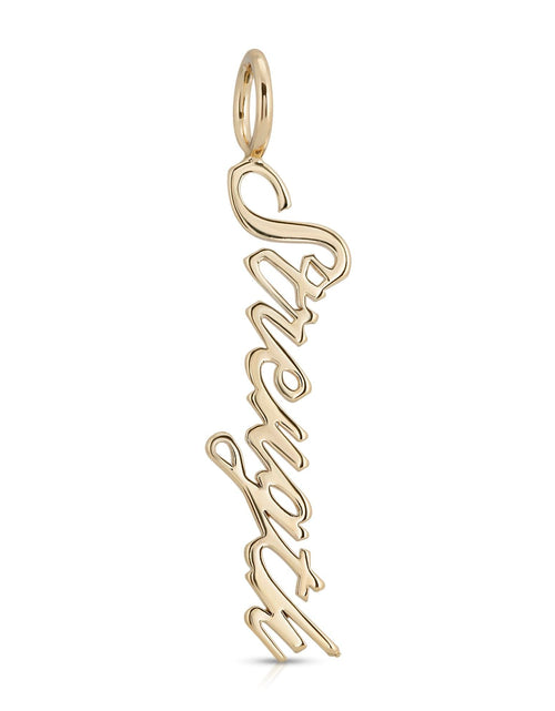 Load image into Gallery viewer, SCRIPT PENDANT STRENGTH by eklexic jewelry
