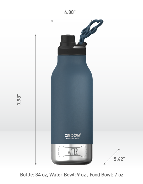 Load image into Gallery viewer, Blue Buddy Bottle by ASOBU®
