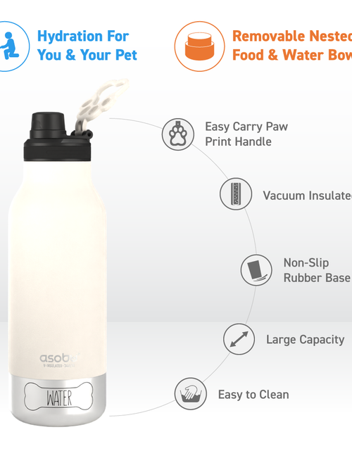 Load image into Gallery viewer, White Buddy Bottle by ASOBU®
