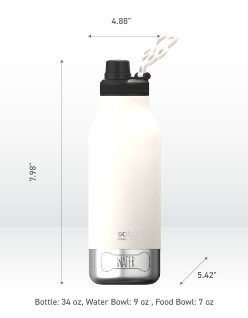 Load image into Gallery viewer, White Buddy Bottle by ASOBU®
