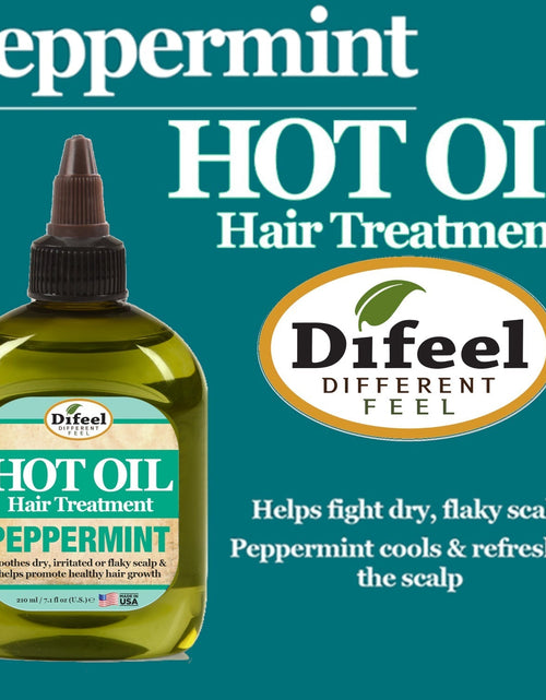 Load image into Gallery viewer, Difeel Peppermint Hot Oil Treatment 7.1 oz. - Deluxe 2-PC Gift Set by difeel - find your natural beauty
