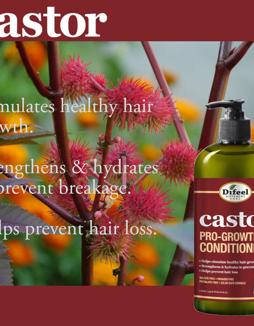 Load image into Gallery viewer, Difeel Castor Pro-Growth 3-PC Large Hair Care Set - Shampoo 33.8oz, Conditioner 33.8oz, &amp; Hair Oil 8oz by difeel - find your natural beauty
