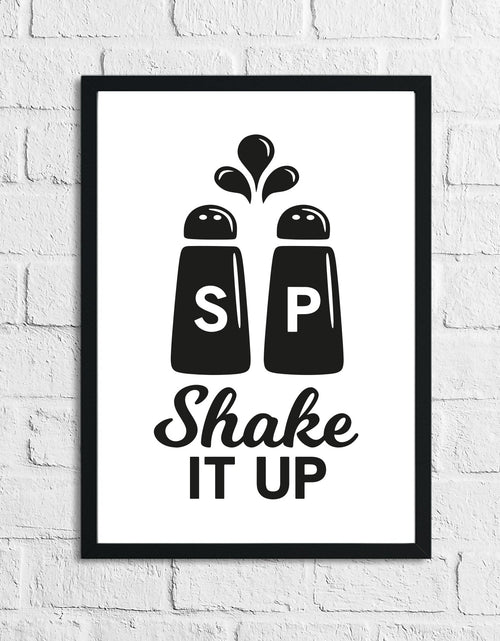 Load image into Gallery viewer, Shake It Up Humorous Kitchen Home Simple Wall Decor Print by WinsterCreations™ Official Store
