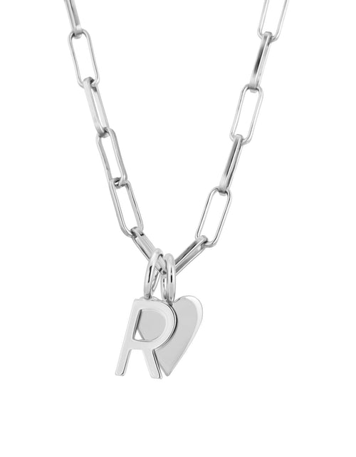 Load image into Gallery viewer, SILVER CARA CHARM NECKLACE by eklexic jewelry
