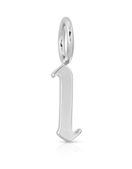 Load image into Gallery viewer, SILVER GOTHIC NUMBERS by eklexic jewelry
