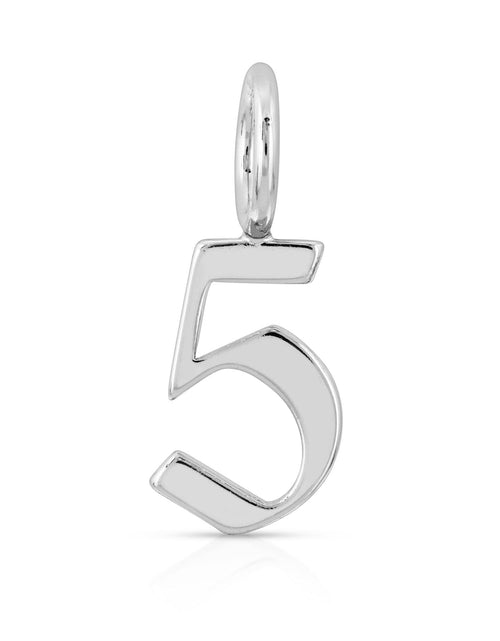 Load image into Gallery viewer, SILVER GOTHIC NUMBERS by eklexic jewelry
