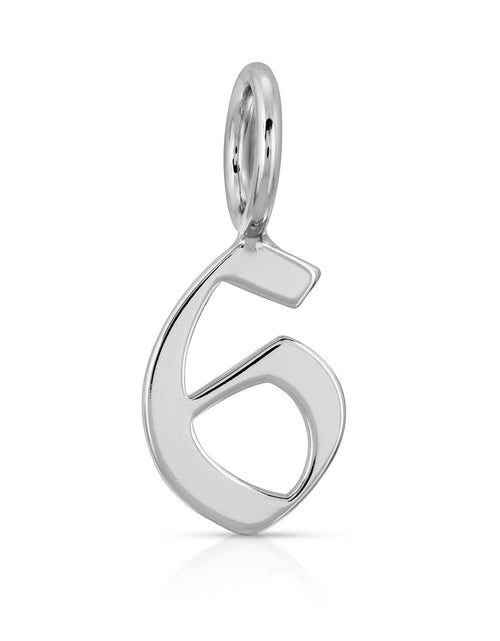 Load image into Gallery viewer, SILVER GOTHIC NUMBERS by eklexic jewelry
