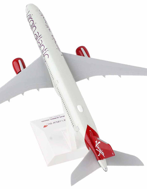 Load image into Gallery viewer, Airbus A350-1000 Commercial Aircraft "Virgin Atlantic Airways" (G-VXWB) Gray with Red Tail (Snap-Fit) 1/200 Plastic Model by Skymarks
