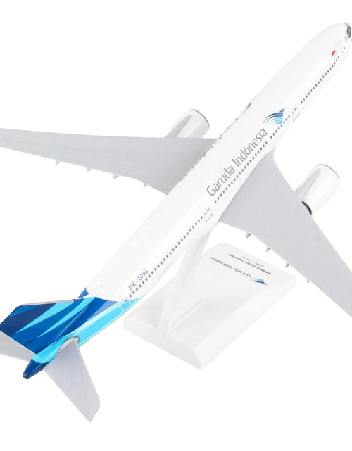 Load image into Gallery viewer, Airbus A330-900 Commercial Aircraft "Garuda Indonesia" (PK-GHG) White with Blue Tail (Snap-Fit) 1/200 Plastic Model by Skymarks
