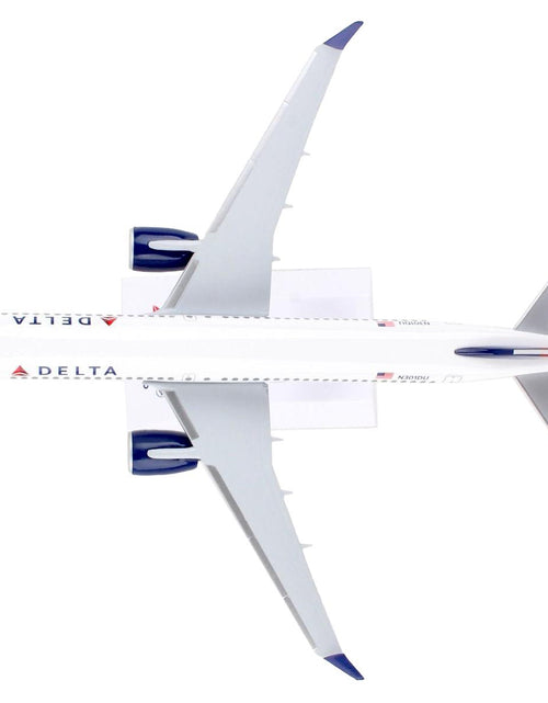 Load image into Gallery viewer, Airbus A220-300 Commercial Aircraft "Delta Air Lines" (N301DU) White with Red and Blue Tail (Snap-Fit) 1/200 Plastic Model by Skymarks
