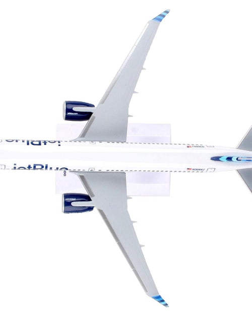 Load image into Gallery viewer, Airbus A220-300 Commercial Aircraft "JetBlue Airways" (N3044J) White with Blue Tail (Snap-Fit) 1/200 Plastic Model by Skymarks
