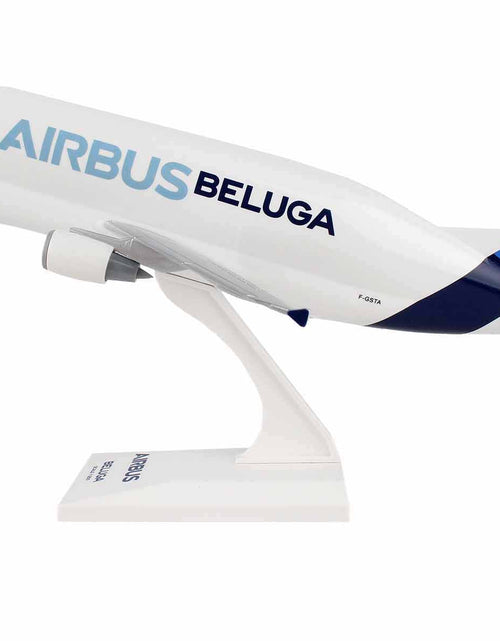 Load image into Gallery viewer, Airbus Beluga 1 Commercial Aircraft "Airbus Beluga" (F-GSTA) White with Blue Tail (Snap-Fit) 1/200 Plastic Model by Skymarks
