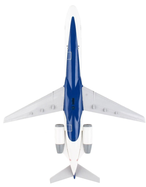 Load image into Gallery viewer, Boeing 717 Commercial Aircraft "Delta Air Lines" (N989AT) White with Blue and Red Tail (Snap-Fit) 1/130 Plastic Model by Skymarks
