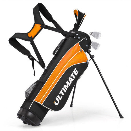 Load image into Gallery viewer, Junior Complete Golf Club Set For Age 8 to 10-Yellow
