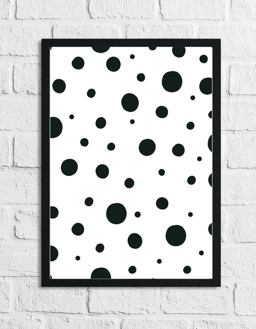 Load image into Gallery viewer, Scandinavian Spots Pattern Children's Nursery Bedroom Wall Decor Print by WinsterCreations™ Official Store
