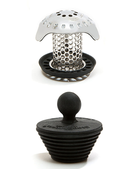Load image into Gallery viewer, Ultimate Bundle: TubShroom® Ultra &amp; Kitchen SinkShroom® &amp; StopShroom® Plug by TubShroom.com
