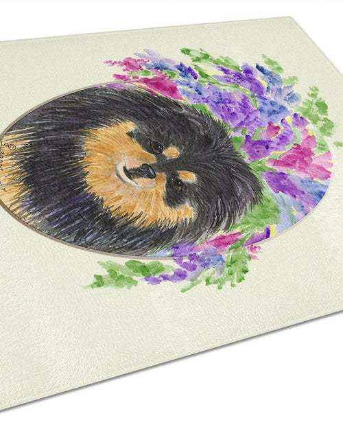 Load image into Gallery viewer, Pomeranian Glass Cutting Board Large by Caroline's Treasures
