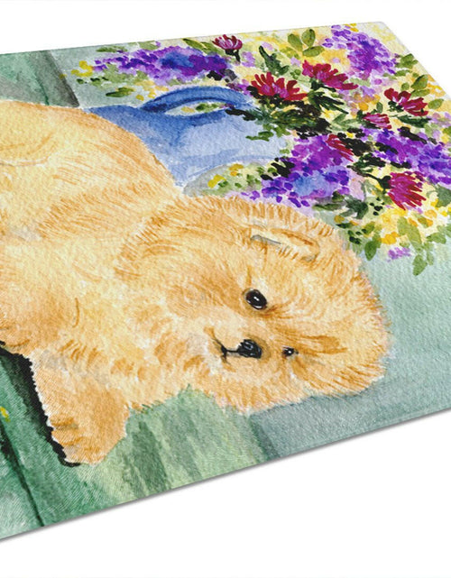 Load image into Gallery viewer, Pomeranian Glass Cutting Board Large by Caroline's Treasures
