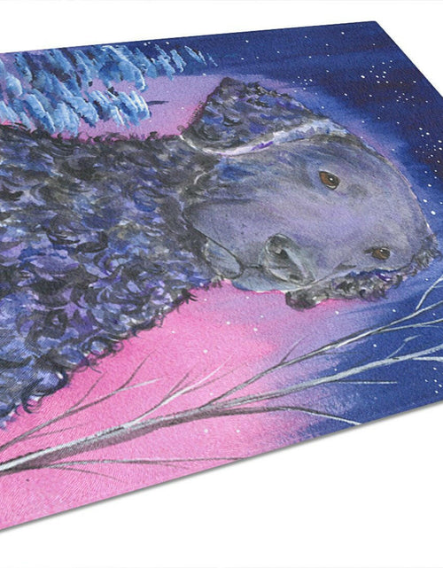 Load image into Gallery viewer, Starry Night Curly Coated Retriever Glass Cutting Board Large by Caroline's Treasures
