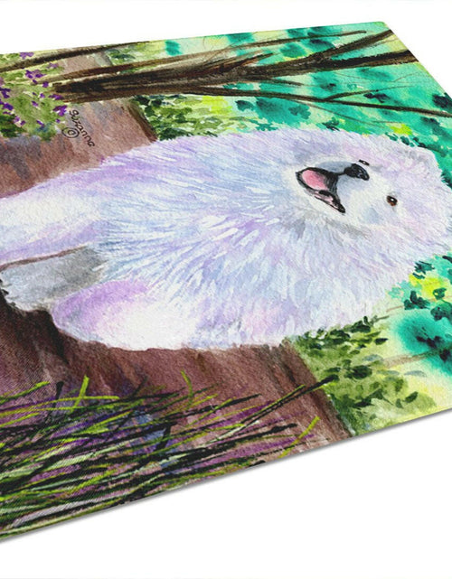 Load image into Gallery viewer, Samoyed Glass Cutting Board Large by Caroline's Treasures
