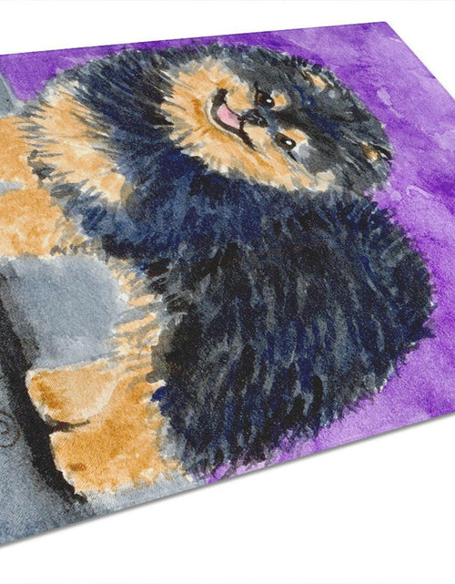Load image into Gallery viewer, Pomeranian Glass Cutting Board Large by Caroline's Treasures
